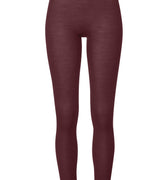 Woolen Lace Lace Trim Wool And Silk Leggings | Vivid Brown 70833-2421